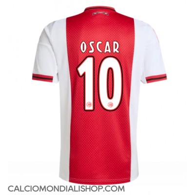 Maglie da calcio Ajax Oscar Gloukh #10 Prima Maglia 2025-26 Manica Corta Maglie da calcio Ajax Oscar Gloukh #10 Prima Maglia 2025-26 Manica Corta